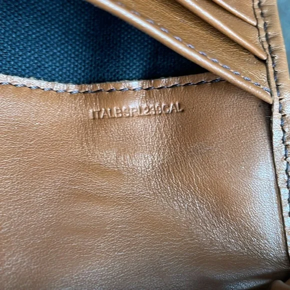 Burberry Tan and Black Wallet with Classic Check Design - Picture 14 of 15